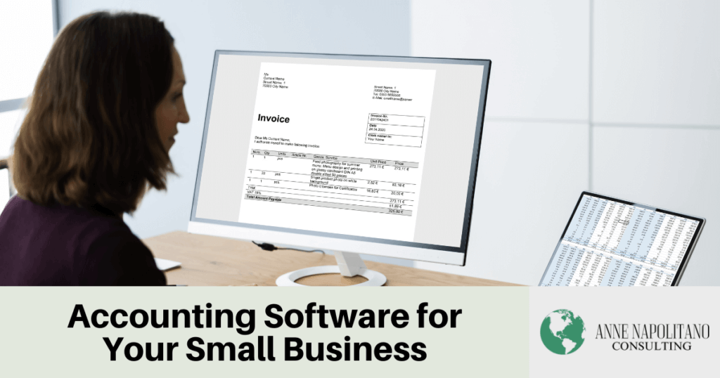 Accounting Software for Your Small Business - Anne Napolitano Consulting