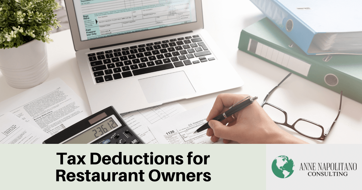 Tax deductions for restaurant owners