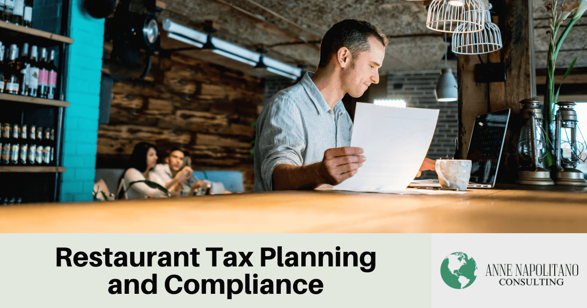 Restaurant tax planning and compliance